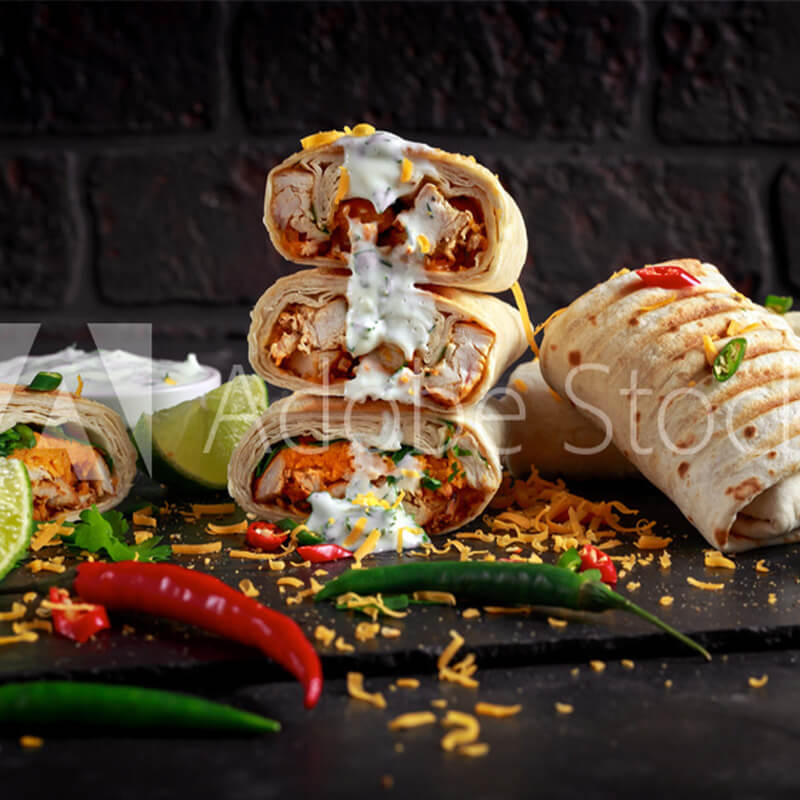 Greek Chicken Wrap