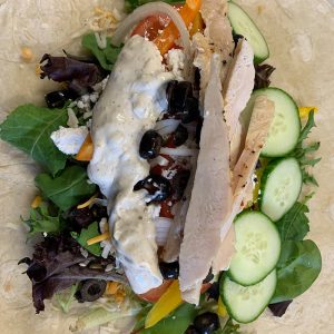 Greek Chicken Wrap