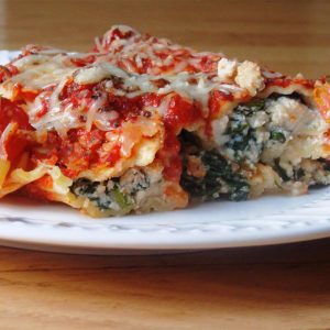 Spinach and Cheese Cannelloni