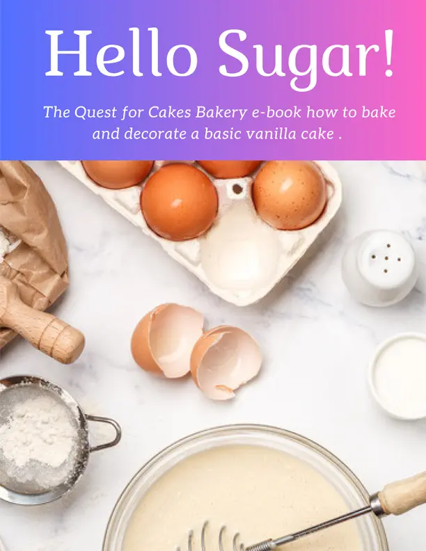 Baking & Decorating a Vanilla Cake
